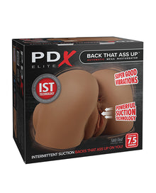  PDX Elite Back That Ass Up Automatic Mega Masturbator - Brown