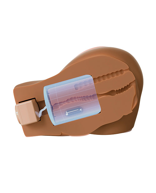 PDX Elite Back That Ass Up Automatic Mega Masturbator - Brown