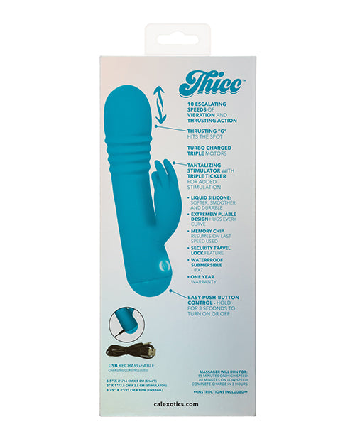 Thicc Chubby Thrusting Tickler - Aqua