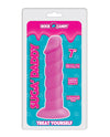 Rock Candy Suga Daddy 8" Silicone Dildo - Pink