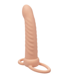  Performance Maxx Rechargeable Ribbed Dual Penetrator - Ivory