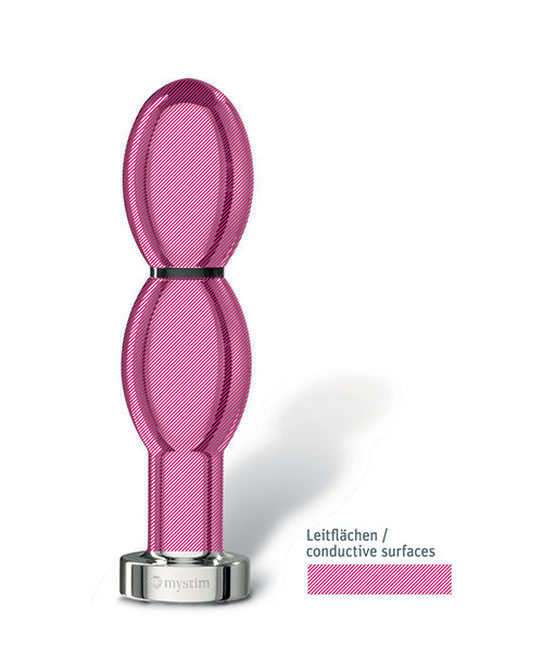 Mystim O(h!)-thello e-Stim Oval Aluminum Dildo