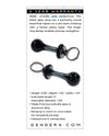 Gender X Blow Pop Glass Anal Plug - Black
