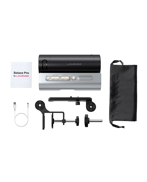 Lovense Solace Pro Thrusting Masturbator - Black