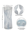 Cyclone Dual Ribbed Stroker XL - Clear