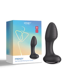  Frenzy Rotating Butt Plug - Black