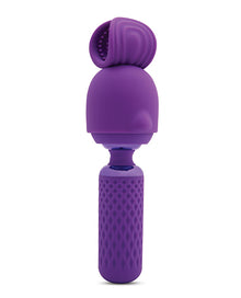  Nu Sensuelle Harlow Mini Wand w/Masturbator Attachment - Purple