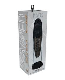  Shots Pumped Aqua-Pro Penis Pump - Black