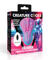 Creature Cocks Vulvaron Vibrating Silicone Grinder w/Remote Control - Pink/Teal/Purple