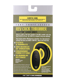  Fort Troff Rev Cock Throbber Vibrating Cock Ring - Black