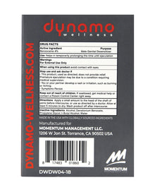  Dynamo Wellness Delay Wipe 4% - 18 Pack
