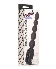 Bang! Digital Silicone Anal Beads - Black