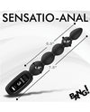 Bang! Digital Silicone Anal Beads - Black