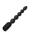 Bang! Digital Silicone Anal Beads - Black