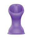 Luv Inc. Mouth & Tongue Suction Cup Vibrator - Purple