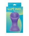 Luv Inc. Mouth & Tongue Suction Cup Vibrator - Purple
