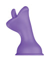 Luv Inc. Mouth & Tongue Suction Cup Vibrator - Purple