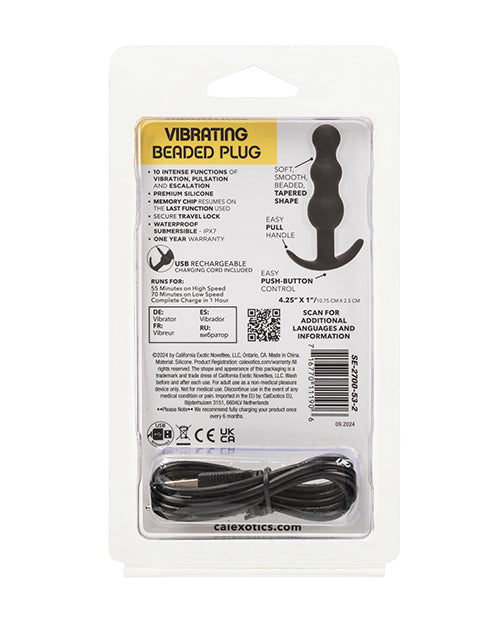 Boundless Vibrating Beaded Plug