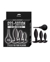 Ass-sation 3-in-1 Training Kit Douche Included - Black