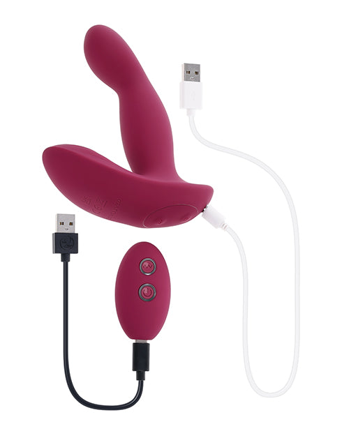 Evolved Come On Over Stimulator w/Remote Control - Burgundy
