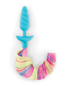 b-Vibe Unicorn Tail Vibrating Butt Plug - Special Edition