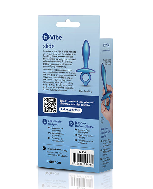 b-Vibe Slide Silicone Butt Plug
