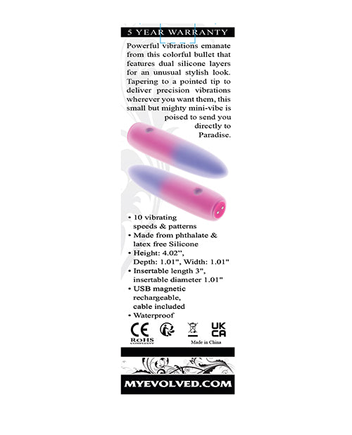 Evolved Paradise Bullet Mini Vibe - Pink/Purple