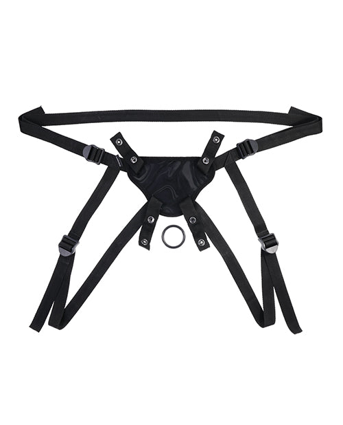 Sportsheets Velvet Noir Strap-On - Black