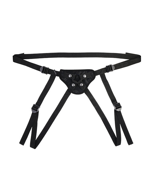 Sportsheets Velvet Noir Strap-On - Black