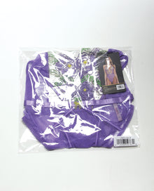  Peony Blossom Embroidered Halter Top Teddy - Lilac XL