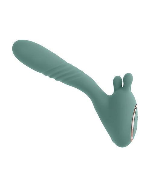 Evolved Thrust into Ecstasy Thrusting Rabbit Vibrator - Mint