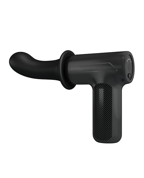 Pretty Love DJ Doctor Thrusting Gun Massager - Black