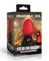Creature Cocks - Eye of the Dragon Silicone Butt Plug - Red