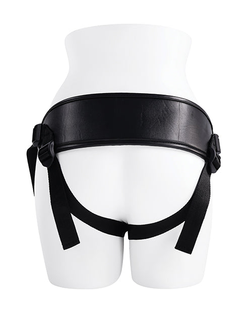 Evolved Giving Vibes Strap-On Bunny Eared Stimulator w/Remote Control - Purple