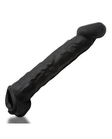  Oxballs Muscle Ripped Inner Ribbed Velvet-Smooth Cocksheath - Special Edition Black