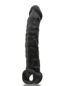 Oxballs Muscle Ripped Inner Ribbed Velvet-Smooth Cocksheath - Special Edition Black