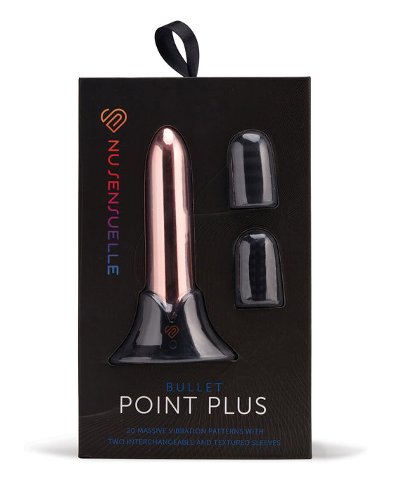 Nu Sensuelle Point Plus Rechargeable Bullet - Rose Gold