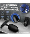 Heavy Hitters - Vibrating Weighted Silicone Anal Plug - Extra Large