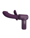 Pretty Love DJ Scholar Dual Thrusting Gun Massager - Purple