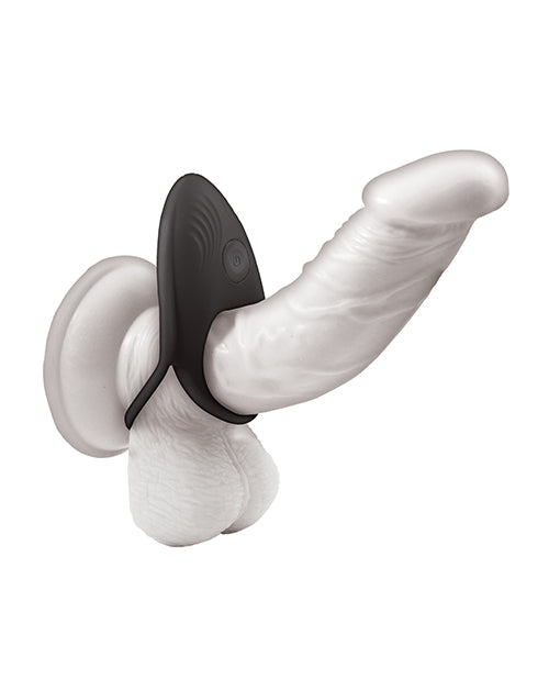 Cockpower Vibrating Ring w/Adjustable Cock Tie - Black