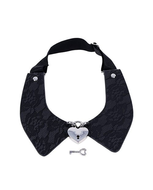 Sex & Mischief Heartbound Lace Day Collar