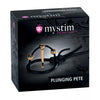Mystim Plunging Pete w/Corona Strap & Urethral Sound - Black/Gold