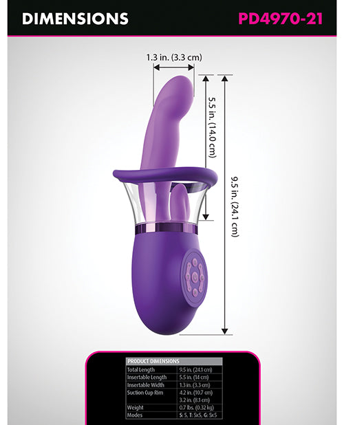 Fantasy for Her Ultimate Pleasure Pro Plus - Purple
