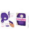 Couples Choice Grinding Cushion w/Cock Ring - Purple