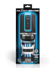  The Milker Roto-Stroke Thrusting & Rotating Masturbator - Black
