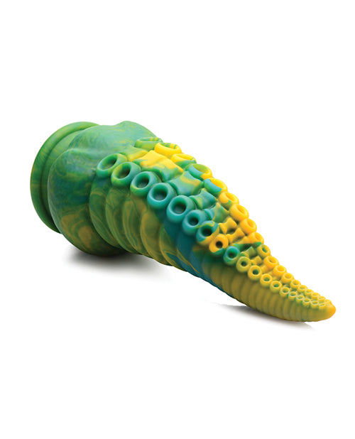 Creature Cocks Monstropus Tentacled Monster Silicone Dildo  - Green/Yellow