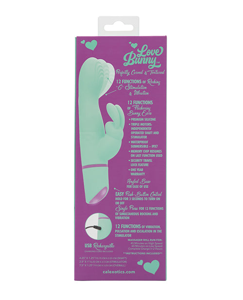 Love Bunny Rockin "G" Bunny - Turquoise