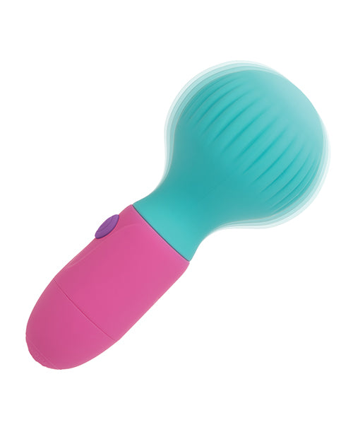 Naughty Bits to the Max Vibrating Wand - Multicolor
