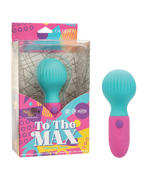 Naughty Bits to the Max Vibrating Wand - Multicolor
