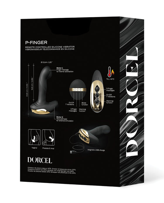 Dorcel P-Finger Come Hither - Black/Gold